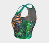 Monarch Butterfly  Crop Top