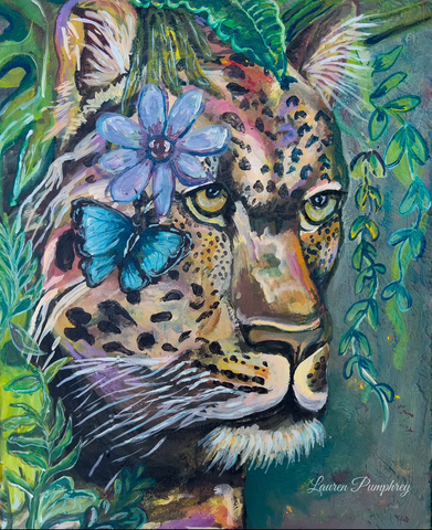 Jaguar Goddess Painting Original