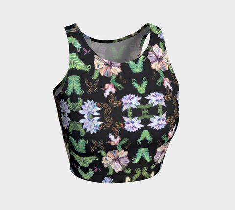 Butterfly and Fern Crop Top