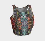 Sale Flowers Overlapping Crop Top