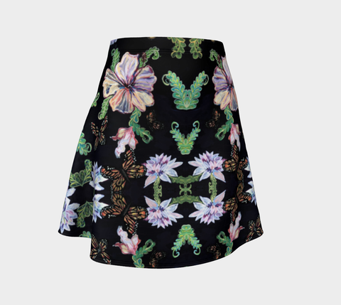 Butterfly and Fern Flare Skirt