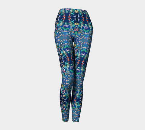 The Kooples Wild Blossom Floral Stretch Leggings