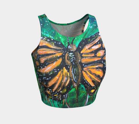 Monarch Butterfly  Crop Top